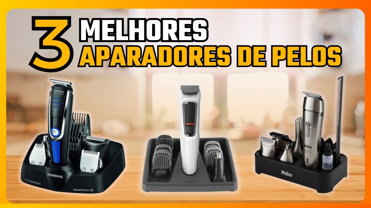✅ Qual o Melhor APARADOR DE PELOS E BARBA 2025? Top 3 Melhores APARADORES DE PELOS  para comprar!