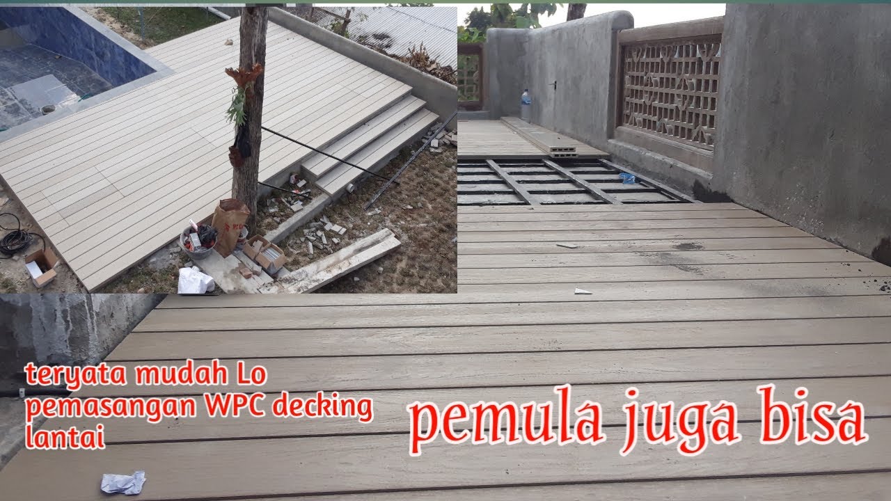 teryata seperti ini pemasangan decking wpc lantai