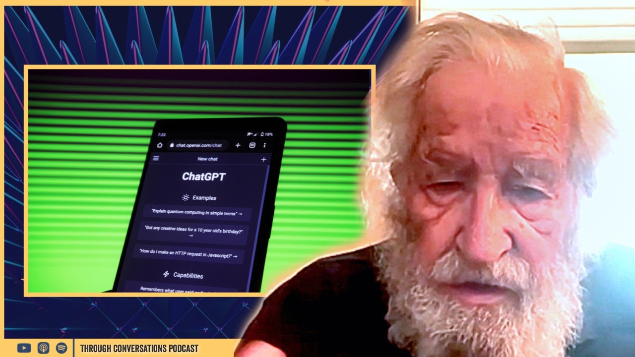 Ноам Хомский об искусственном интеллекте, ChatGPT.