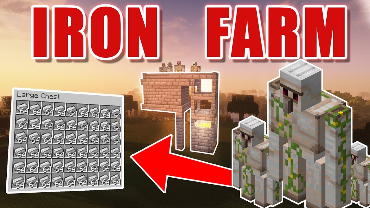 Самая простая ферма железа в Minecraft Java 1.21+ — бесконечное железо! 🪙