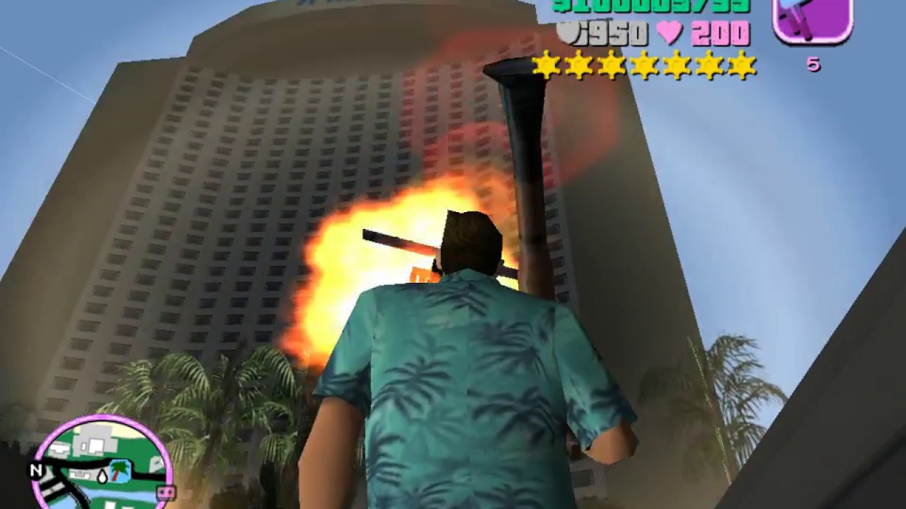 GTA Vice City Cleo Mods: Guerra con la Policia y el Ejercito + Persecucion de Hunter