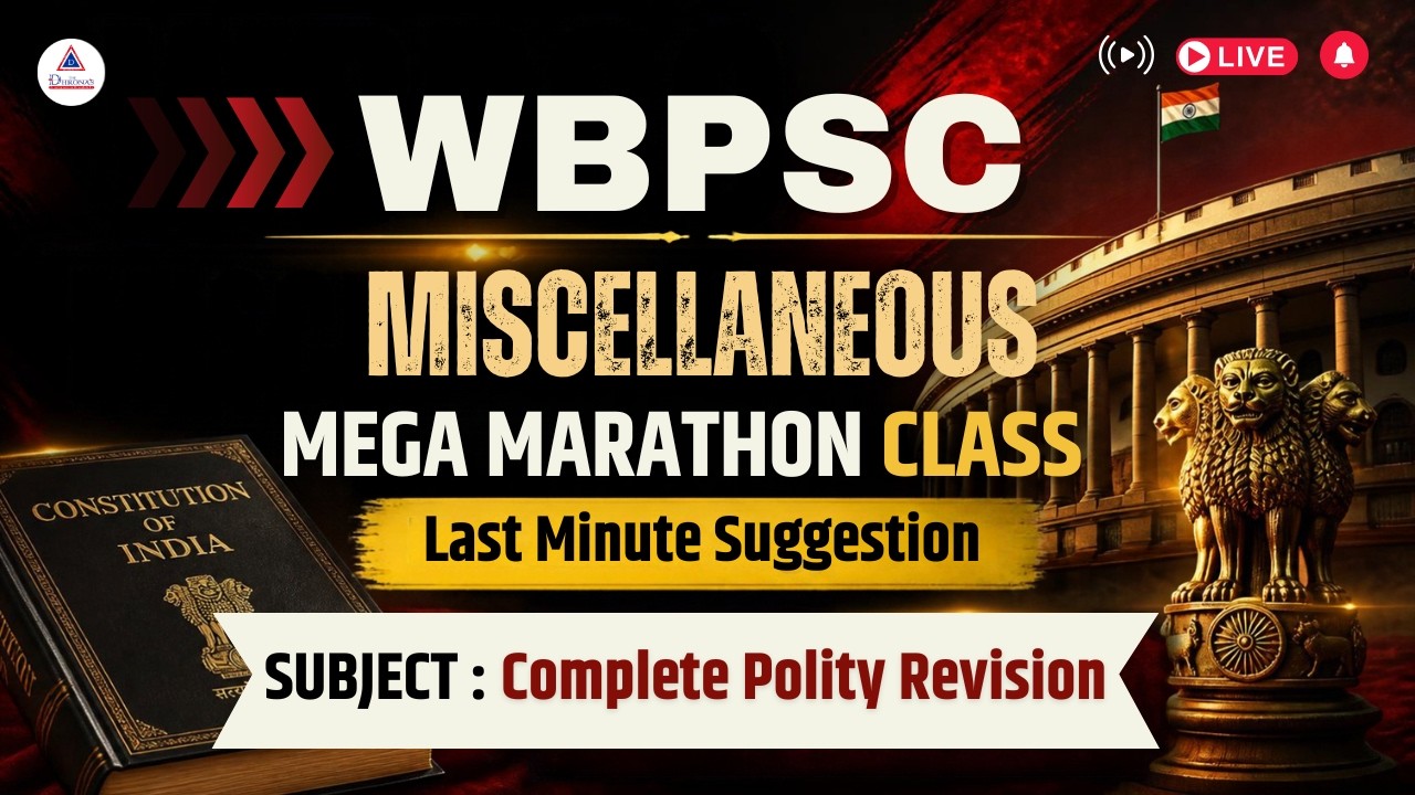 WBPSC Misc. 2026 Mega Marathon Class | Complete Polity Revision | Last Minute Preparation #psc