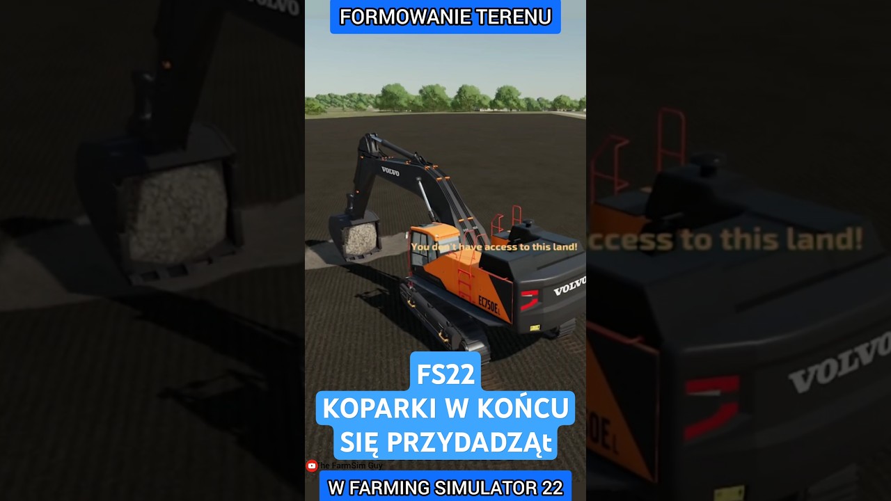 Mod na kopanie rowów w FS22