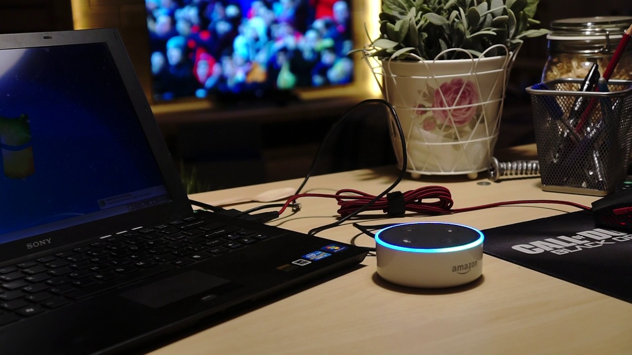 Amazon Echo Dot connected to Broadlink