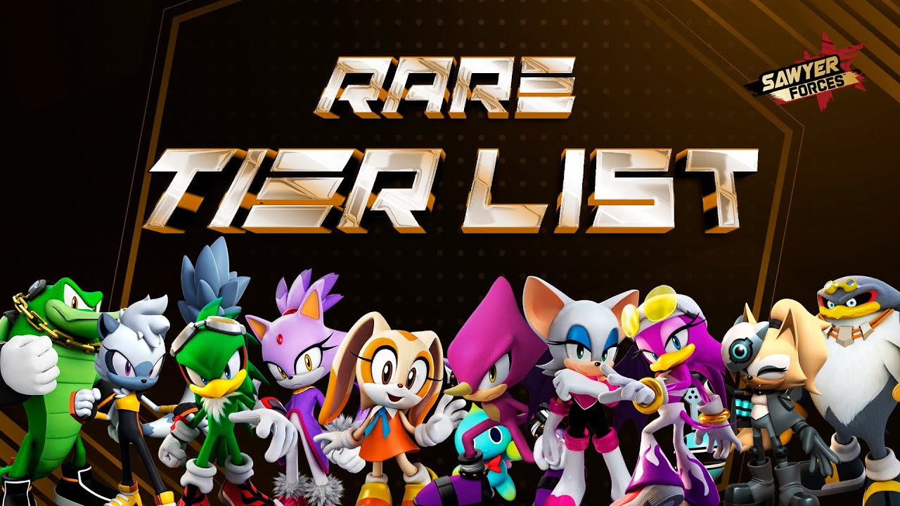 RARE TIER LIST - Sonic Forces Speed Battle