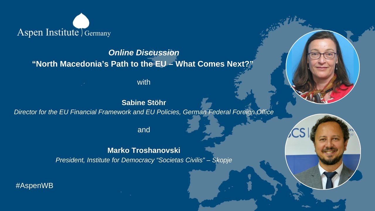 Online Discussion: North Macedonia&rsquo;s Path to the EU &ndash; What Comes Next?