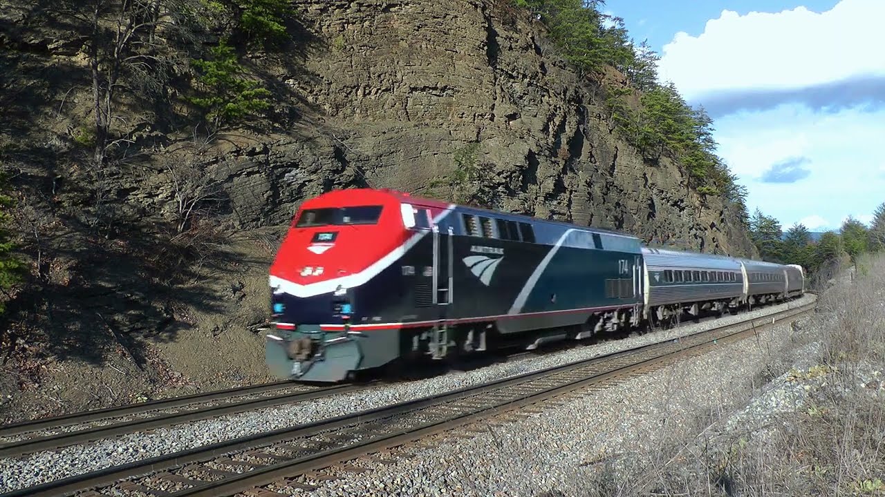 Amtrak Cardinal With Phase VII P42 [HD]