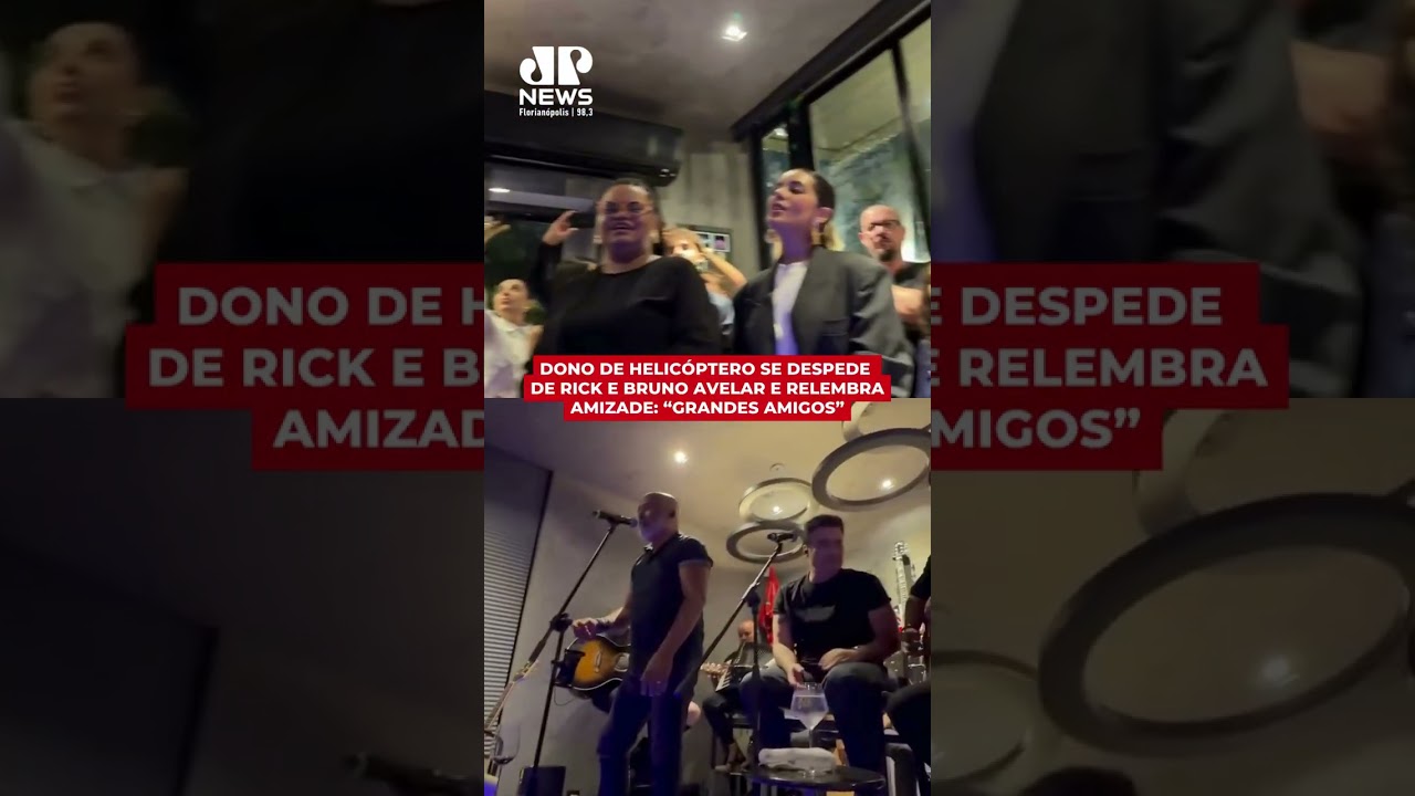 Dono de helic&oacute;ptero lamenta morte de Rick e Bruno Avelar e relembra amizade