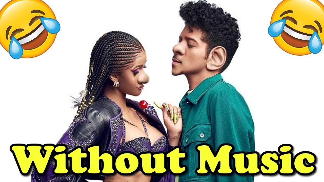 Cardi B & Bruno Mars - Without Music - Please Me