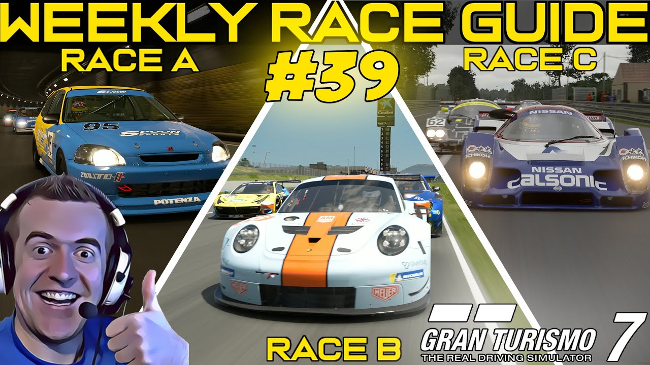 😍 ДА, Gran Turismo, ЭТО ОНО! ДОЖДЛИВАЯ погода и день, и ночь! || Еженедельный гид по гонкам — 39-...