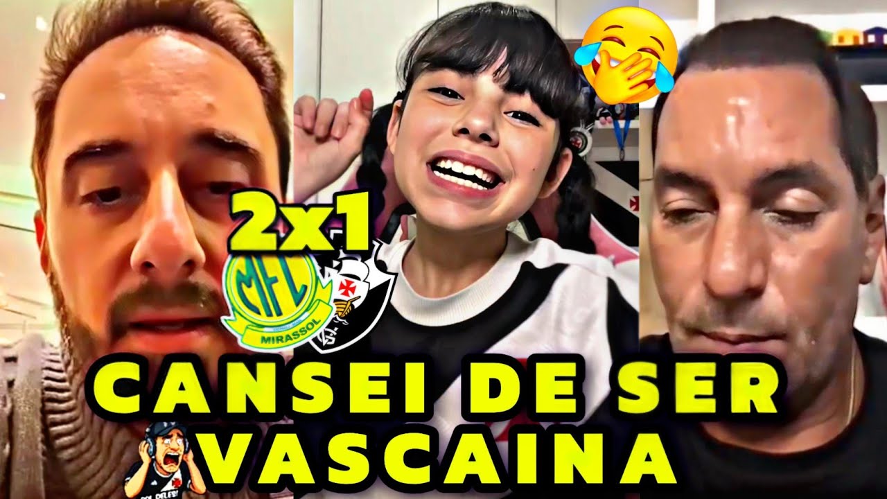 OS MELHORES MEMES E REAÇÕES VASCAÍNAS APÓS PERDER PARA O MIRASSOL DE VIRADA 