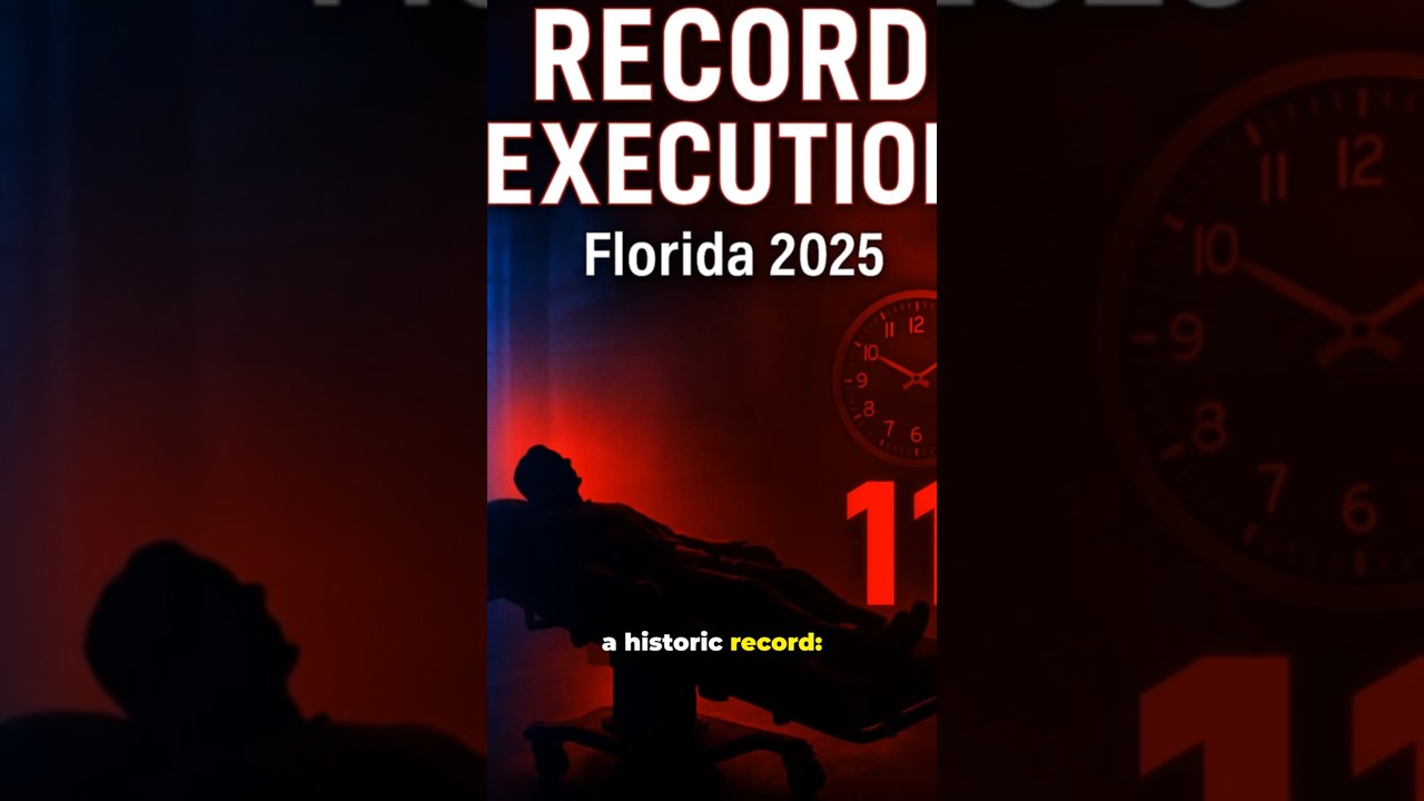 Florida Breaks Record: 11 Executions in 2025 ⚖️ #QuickCrimeStories #CrimeShorts