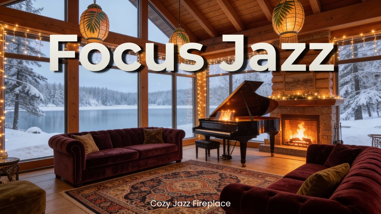 Soft Winter Piano Jazz ❄️🎹 – Deep Focus