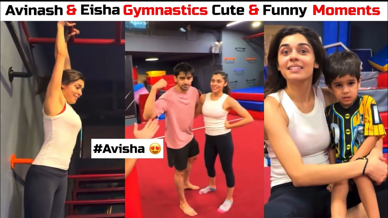 Avinash Mishra and Eisha Singh cute and funny moments ❤️ Eisha fun with cute kiddo 😍