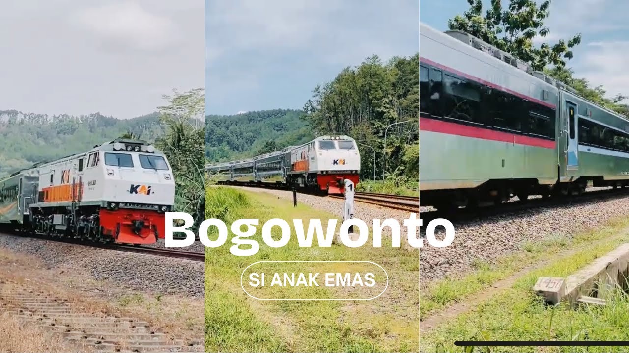 SI ANAK EMAS DAOP 6‼️Kompilasi KA Bogowonto di Spot Eksotis Daop V Purwokerto