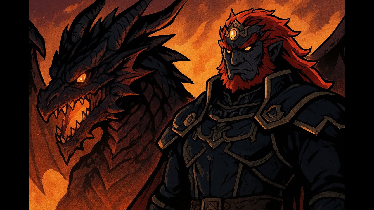 Gannondorf boss fight: legend of Zelda Tears of the kingdom.