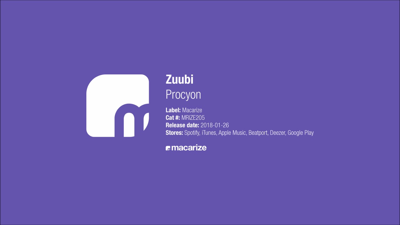 Zuubi - Procyon [Macarize]