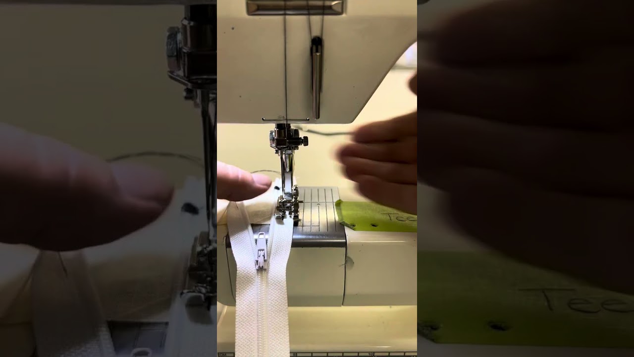 Zipper with a faced edge part 1