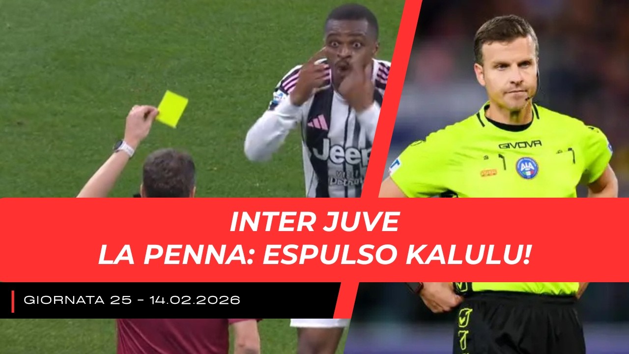 Inter Juventus 3-2 | Il secondo giallo e l'espulsione di Kalulu: simulazione di Bastoni?