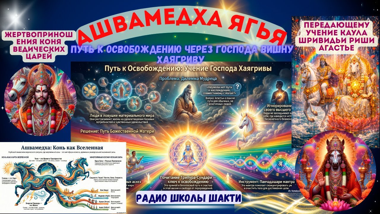 Ашвамедха Ягья жертвоприношения коня ведических царей Путь к освобождению