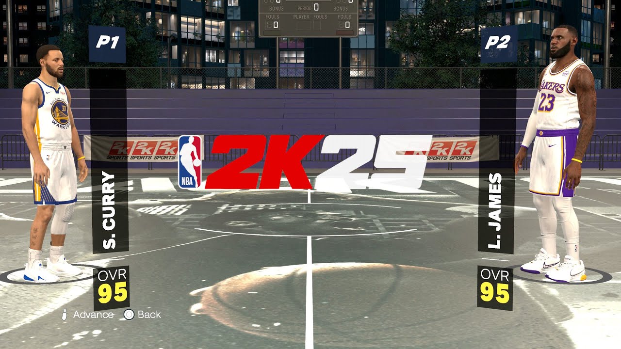 NBA 2K25 - Steph Curry Vs Lebron James I NBA BLACKTOP I FULL Gameplay (PS5)