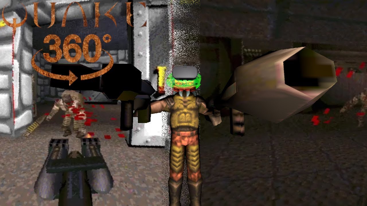 Let's Play Panorama Quake Mods - Spherical Doom and Wolfenstein