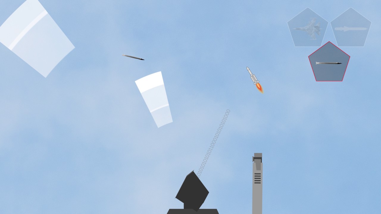 MBDA Aster missile interception scenario