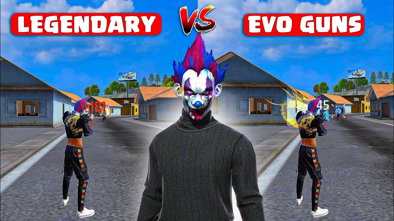 Legendary vs Evo Gun Skins which are better 🤔? - KS Gamers 07