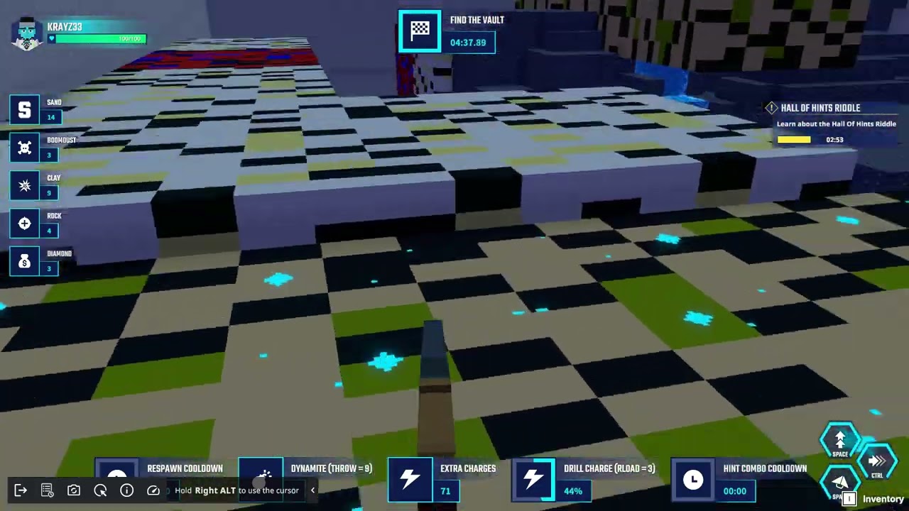 Sandbox The game - Deep Vault Digger Diamond Digging