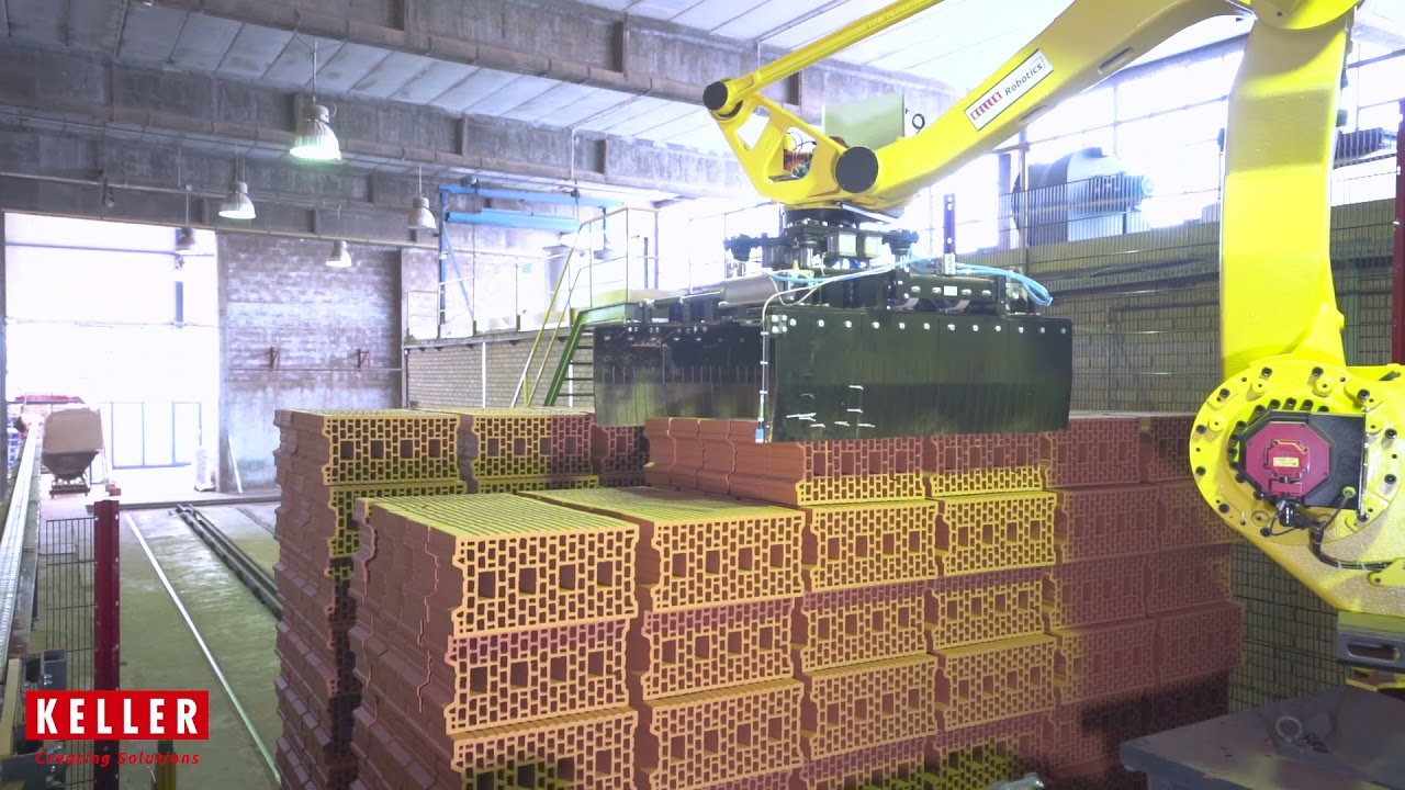 KELLER HCW - Leier, Turcin - Setz-, Entlade- & Verpack.anl.  / Setting, dehacking & packaging plant