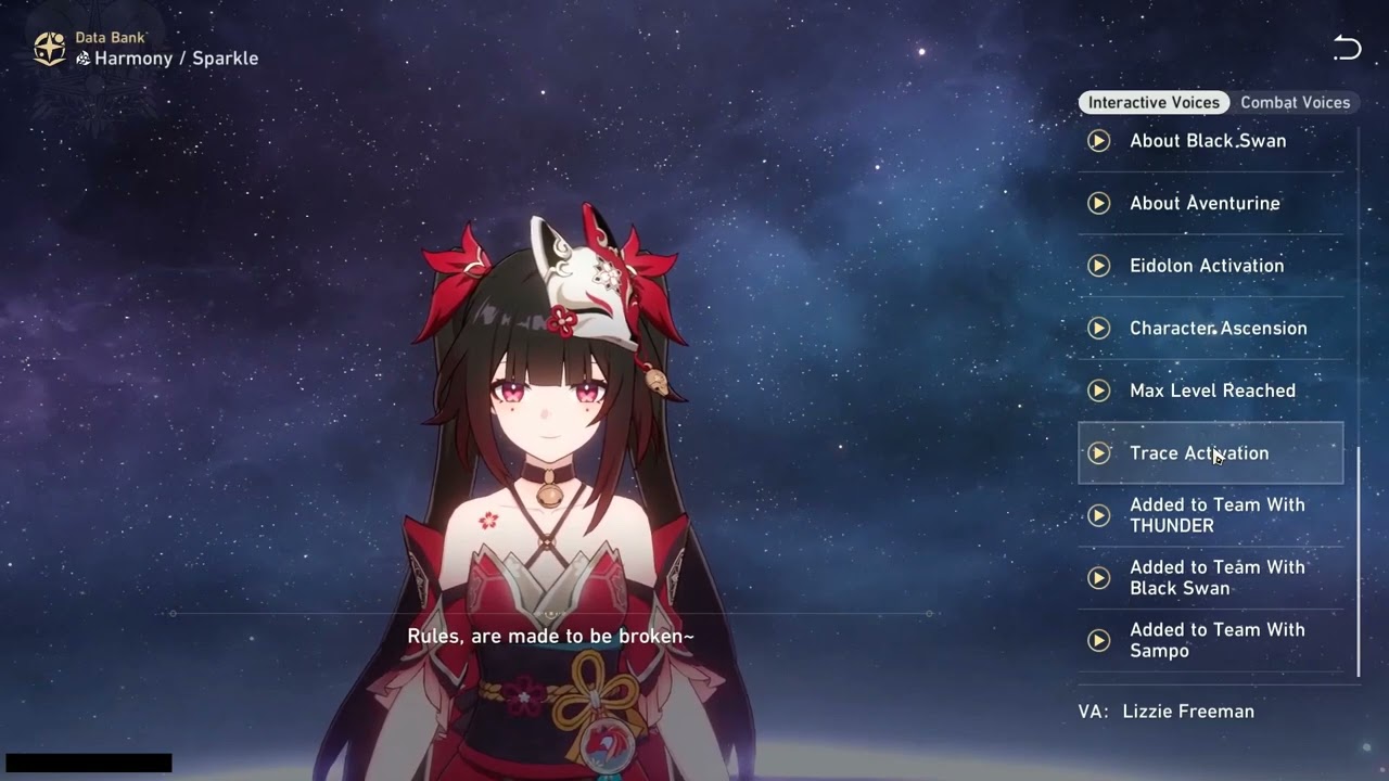 Honkai: Star Rail - Sparkle: English Quotes (UK/PAL Toned Version)