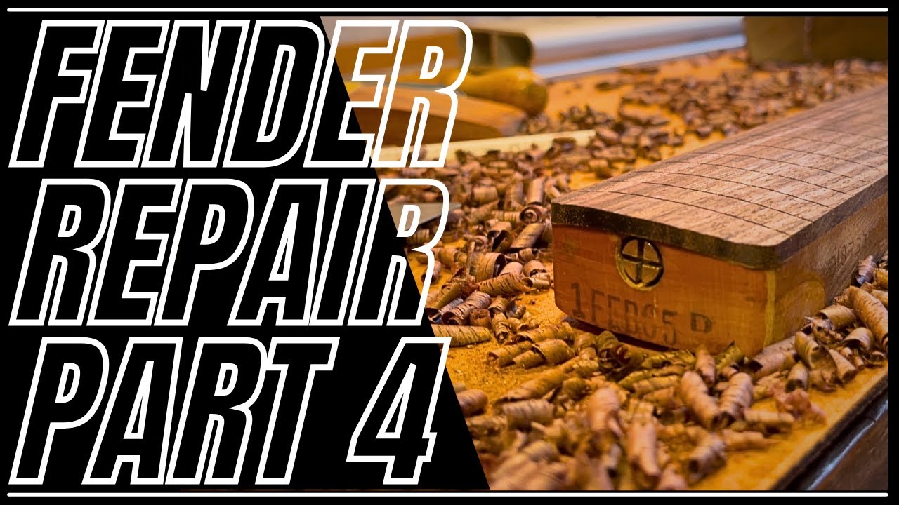 Fender Jaguar Vintage Guitar Repair  Restoration Part  4