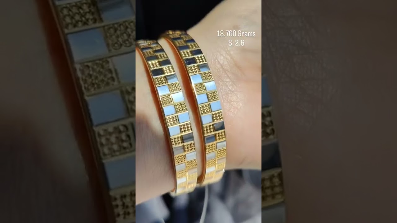 22ct Yellow Gold Bangles #bangles #goldjewellery #bridal #shorts #fashion #trend #blogger #trending