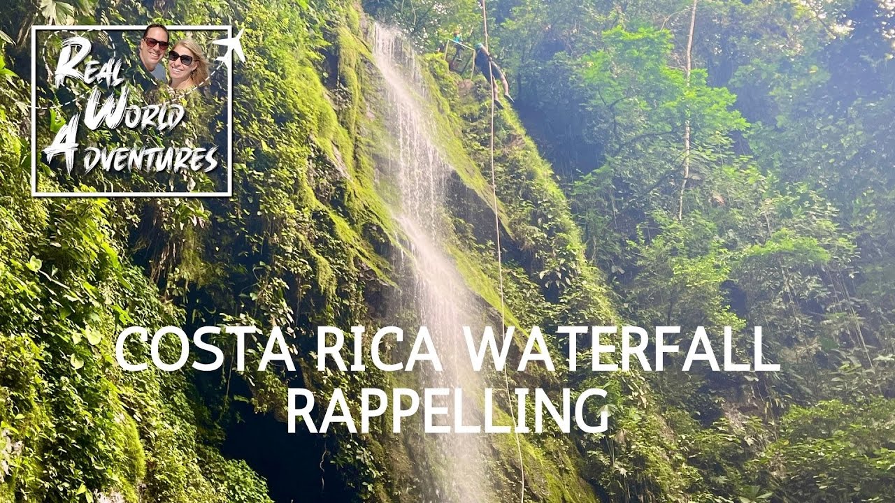 Costa Rica Waterfall Rappelling Arenal Volcano - Full Version- 5 Rappels #CostaRica