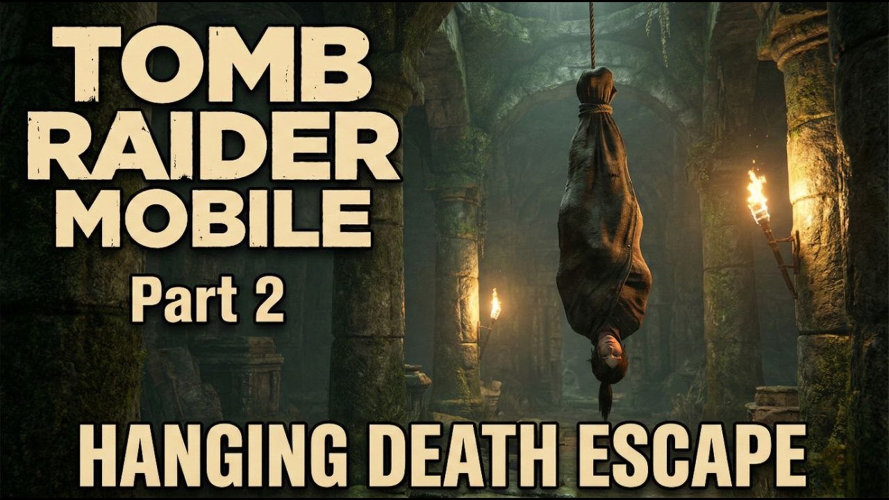 Tomb Raider Mobile Gameplay – Part 2 : Hanging Death Escape Walkthrough