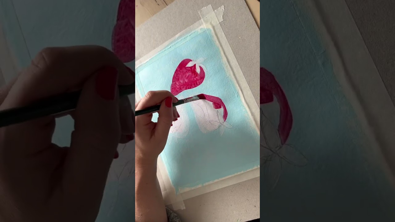 Nuevo tutorial de pintura 🍓 fresas🍓 #tutorialonline #tutorialpintura #pinturaonline