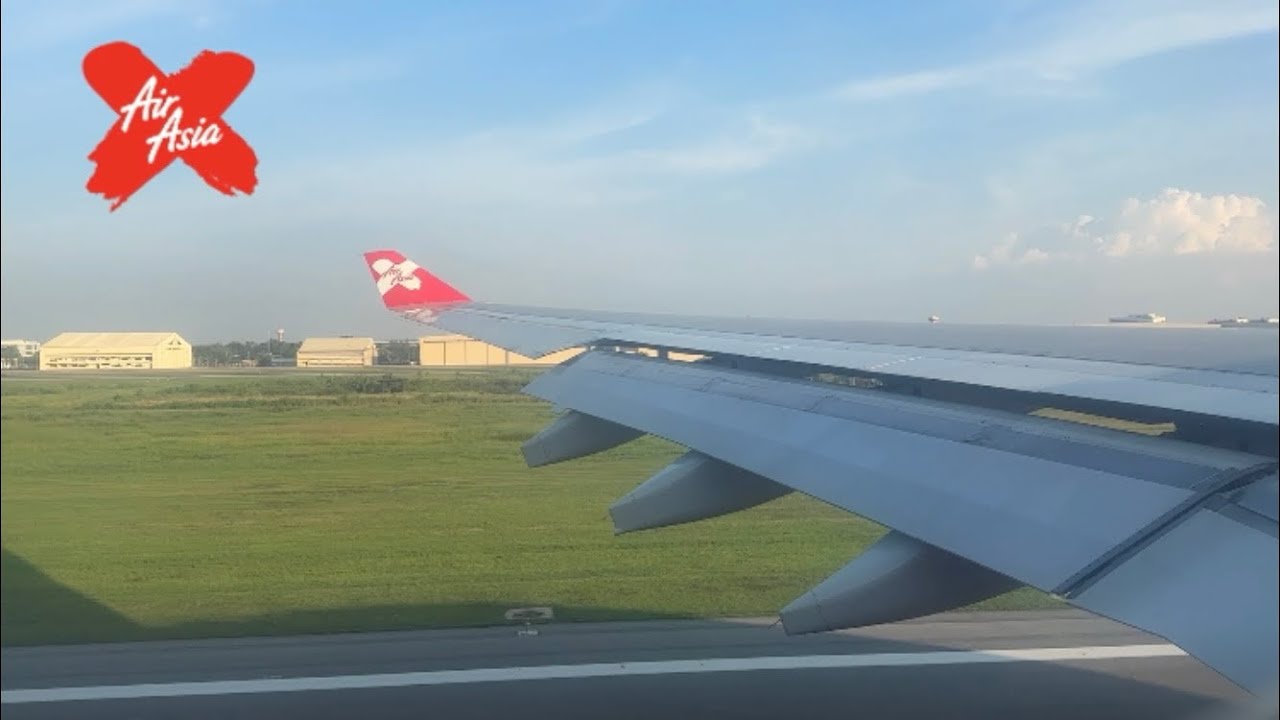 (XJ603) Thai AirAsia X A330-300 landing at Don Mueang int’l airport