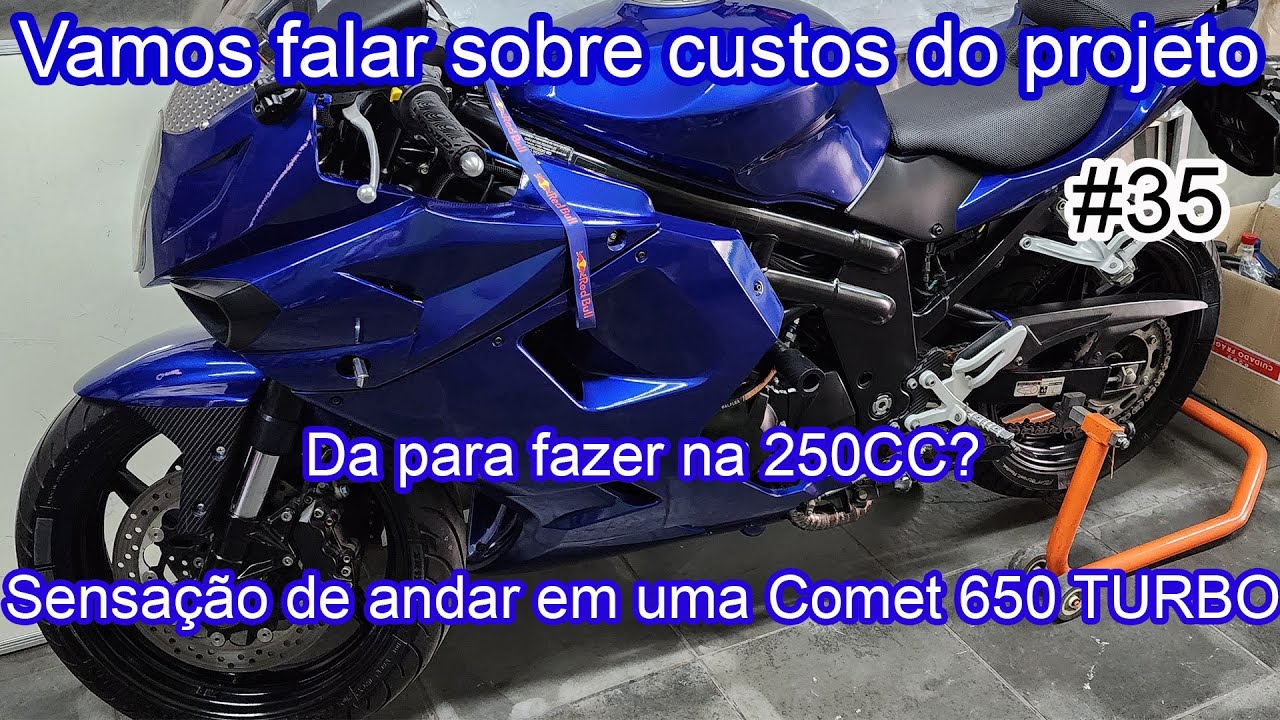 Falaremos Sobre o custo do projeto da COMET GTR 650 TURBO responderei algumas perguntas.