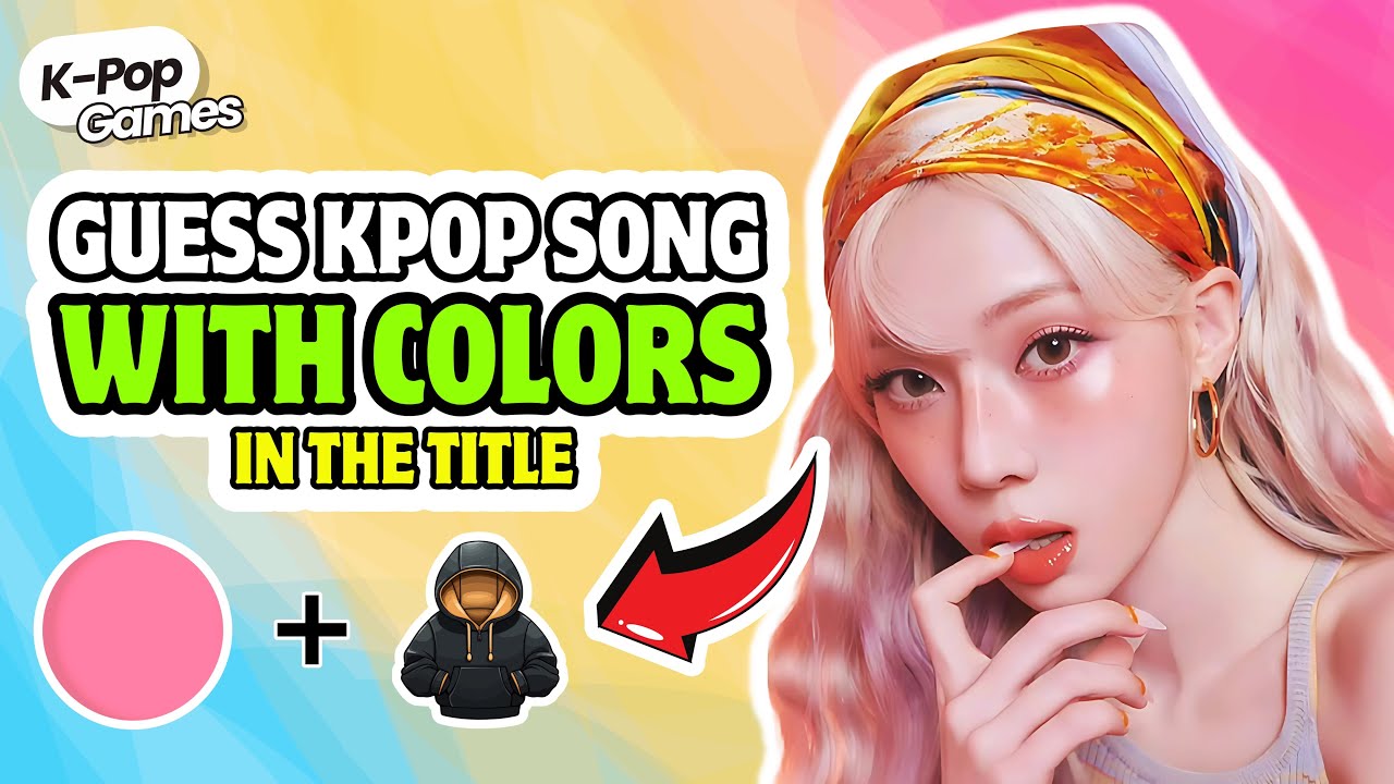 GUESS KPOP SONG WITH COLOR IN THE TITLE 🌈🎨 |KPOP GAMES 🎮 KPOP QUIZ 💙|