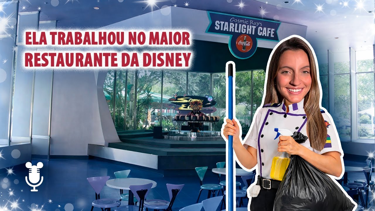 ELA TRABALHOU NO MAIOR RESTAURANTE DA DISNEY -  HISTÓRIAS DE ORLANDO PODCAST #192