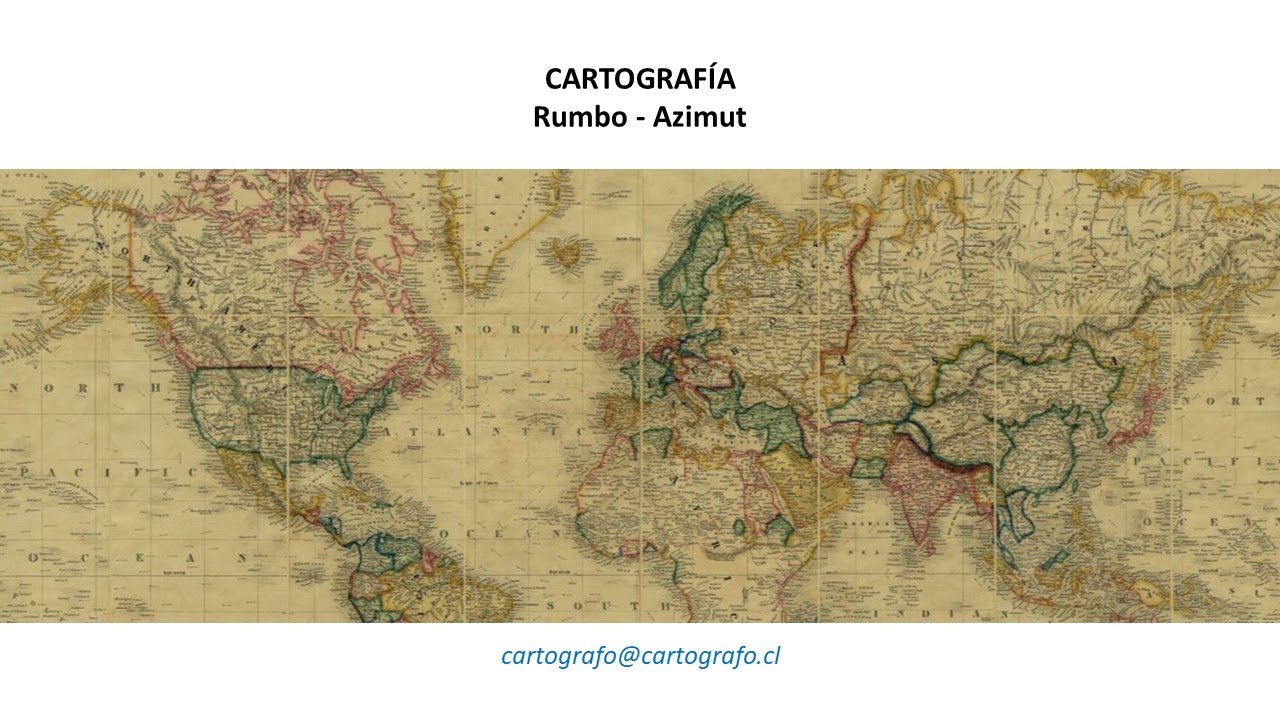 CARTOGRAFÍA - Rumbo, azimut, norte