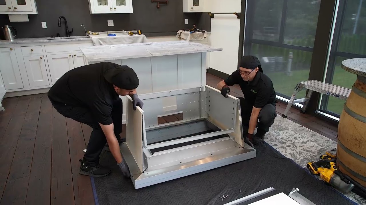 Art Culinaire Lacanche Hood Installation
