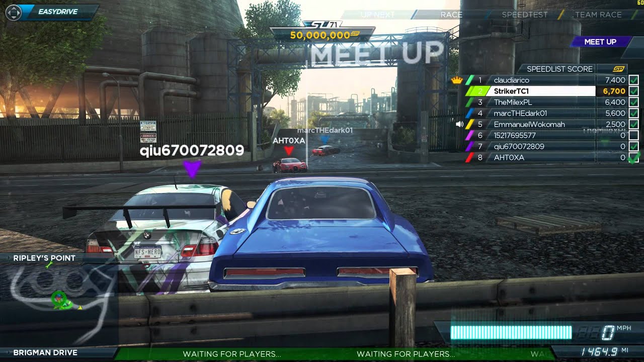 NFSMW 2012 - Multiplayer Gameplay - 2160p 60FPS
