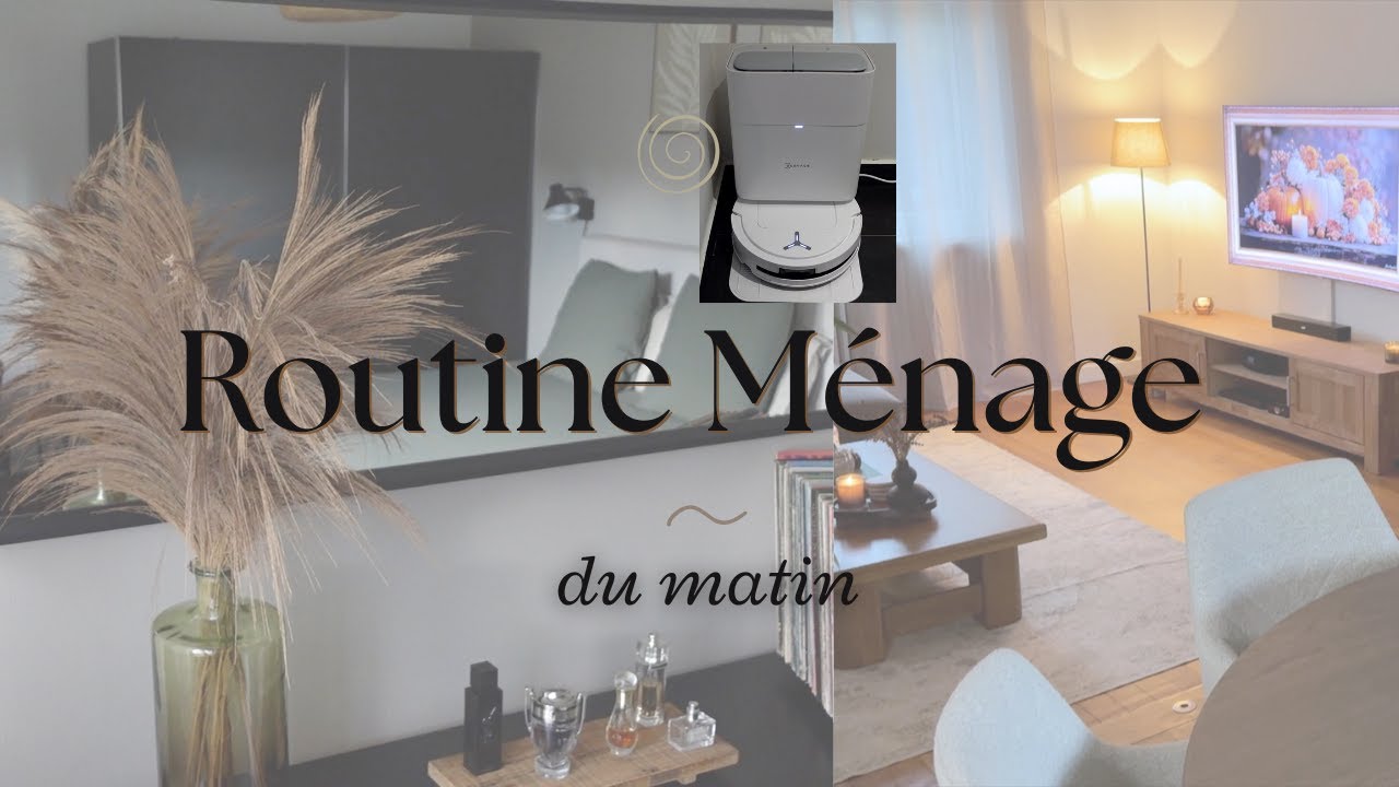 Routine Ménage Du Matin : Mes Tâches Ménagères + Test Ecovacs  Deebot T80 Omni