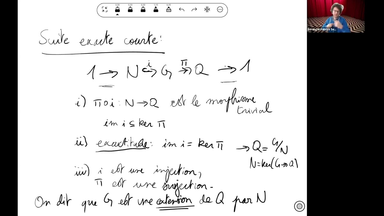 Cohomologie des extensions et sommes de Baer par Béranger