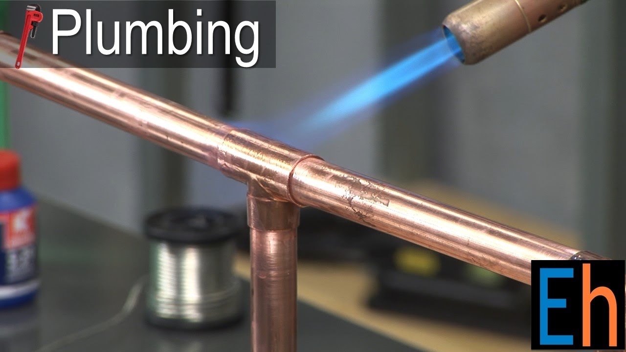 How to solder copper pipes at the european style (European Handypeople)