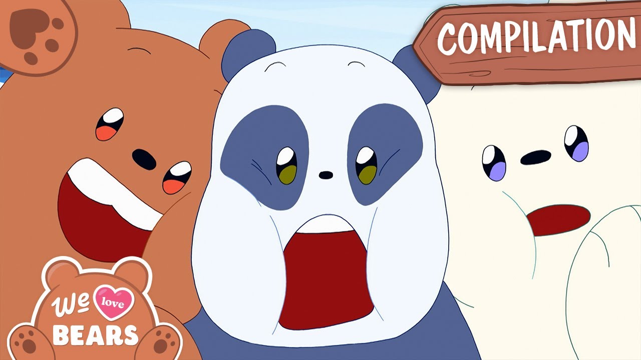 Two Hours of Cuteness with Bears: We Bare Bears and Baby Bears Together! | We Love Bears