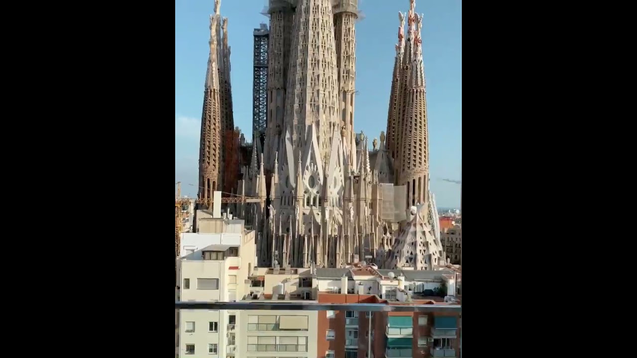 Barcelona, Spain | Isn't this rooftop view in Barcelona truly one of a kind? 🇪🇸