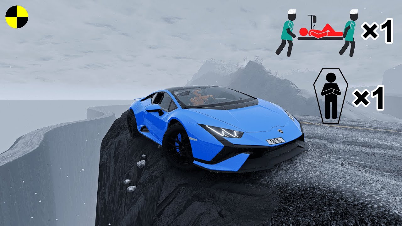Realistic High-Speed Car Crashes in BeamNG.drive #39 | Ultra Detailed Crash Compilation