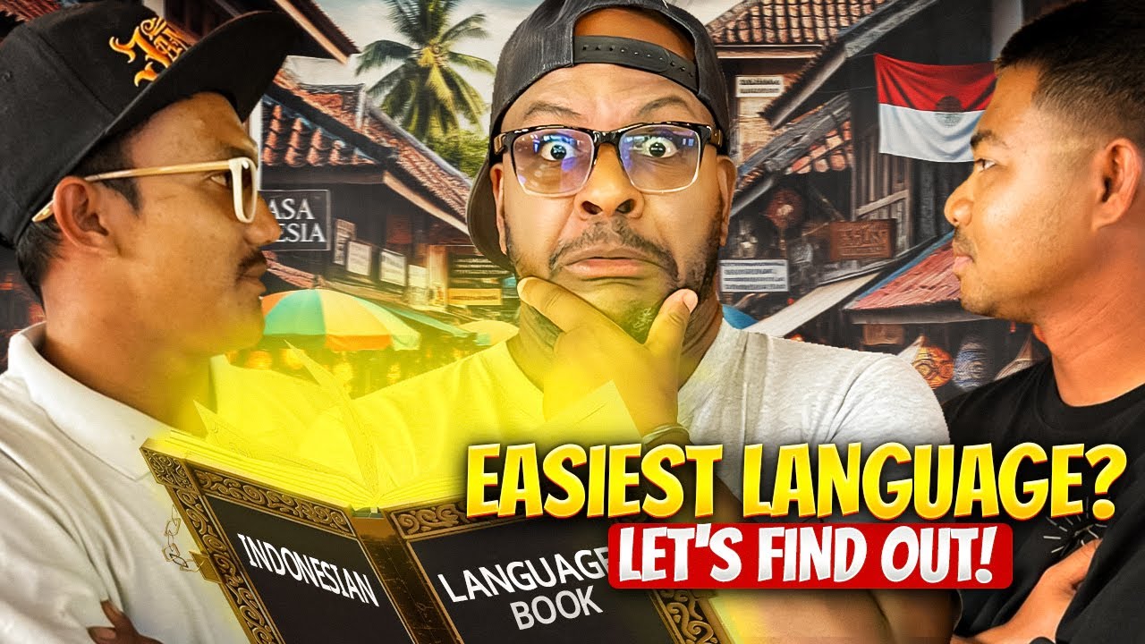 Is Indonesian the Easiest Language to Learn? Let's Find Out Now | E- 4: W 1 |12 Languages, 12 Months